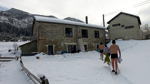 retour au gîte pour se reposer et reprendre des forces