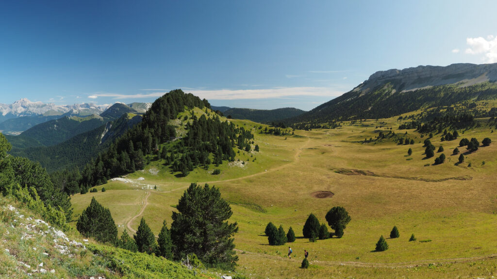 Vue panoramique sur le vallon de Combeau