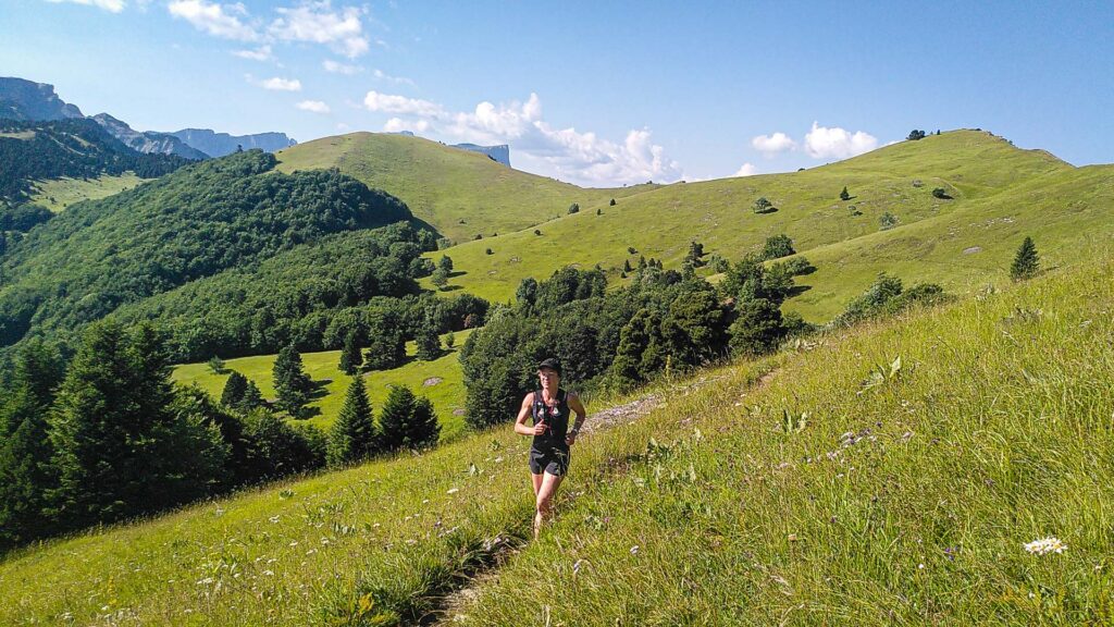 initiation au trail dans le vallon de Combeau dans le Vercors